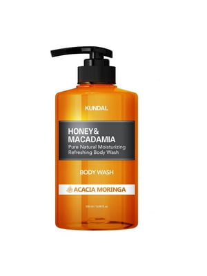 Поживний ароматичний гель для душу Honey & Macadamia Body Wash Acacia Moringa 500 мл | 6733162