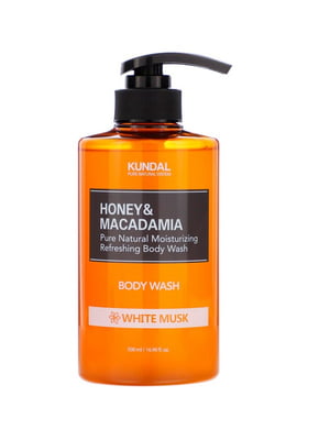 Поживний ароматичний гель для душу Honey & Macadamia Body White Musk 500 мл | 6733164