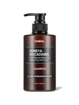 Відновлюючий шампунь з медом та олією макадамії Honey & Macadamia Nature Shampoo Lime Basil & Mandarin (500 мл) | 6733217