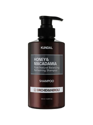 Відновлюючий шампунь з медом та олією макадамії Honey & Macadamia Nature Shampoo Orchid & Neroli (500 мл) | 6733219