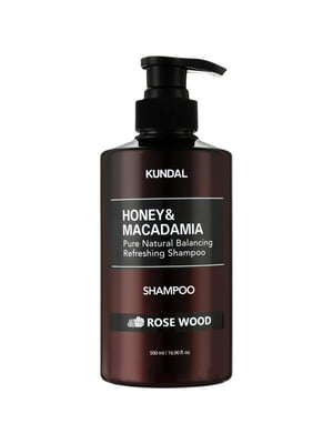 Відновлюючий шампунь з медом та олією макадамії Honey & Macadamia Nature Shampoo Rose Wood (500 мл) | 6733220