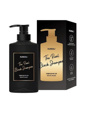 Тонирующий шампунь для брюнеток The Real Color Coating Black Shampoo White Musk (500 мл) | 6733228