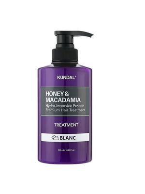 Поживний кондиціонер з медом та олією макадамії Honey & Macadamia Protein Hair Treatment Blanc 500 мл | 6733230