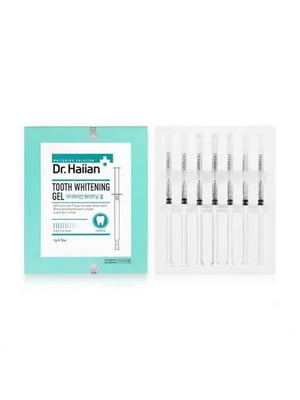 Набір гелів для зубів з ксилітом + капа Dr.Haiian Tooth Whitening Gel 1х7 | 6733650