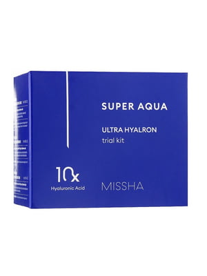 Міні набір засобів з 10 видами гіалуронової кислоти Super Aqua Ultra Hyalron 35 мл | 6733843
