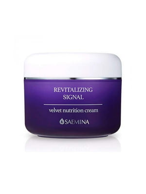 Восстанавливающий крем с аргановым маслом Saemina Revitalizing Signal Velvet Nutrition Cream (100 мл) | 6734037