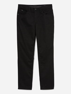 Темно-серые брюки классического прямого кроя | 5948168