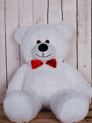 Плюшевий ведмідь "Джиммі” (90 см) - білий | 6735791