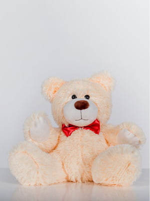 Плюшевий ведмедик "Рональд" (35 см) - персиковий | 6735793