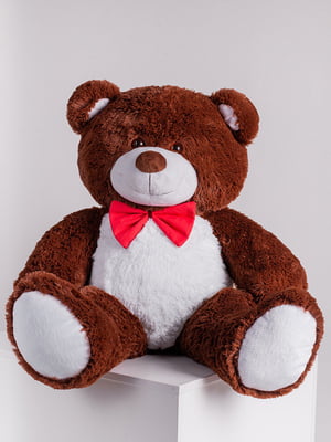 Плюшевий ведмедик "Джон" (110 см) - шоколадний | 6735799