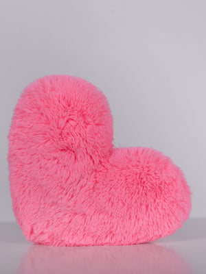 М'яка іграшка-подушка "Серце" 30 см Рожева | 6735830