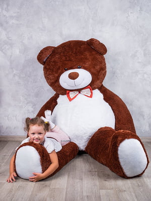 Величезний М'який ведмідь "Вільям" (250 см) - шоколадний | 6735843