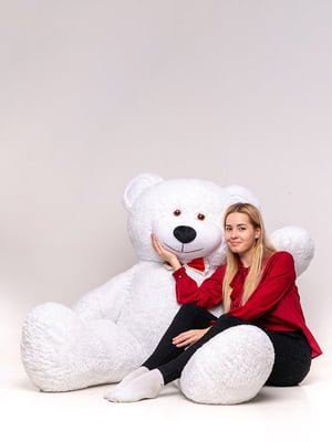 Великий плюшевий Ведмідь "Річард" (2 метра) - білий | 6735853
