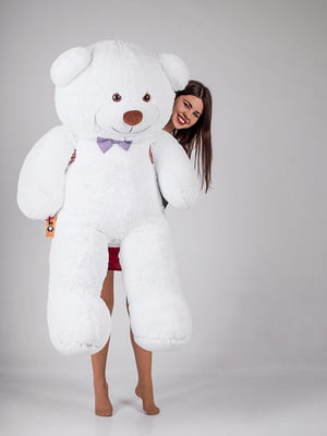 Великий плюшевий ведмідь "Джеральд" (165 см) - білий | 6735856