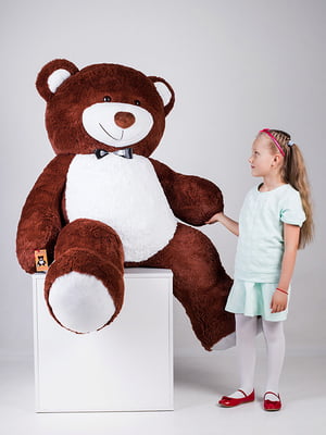 Великий плюшевий ведмедик "Річард" (2 метра) - шоколадний | 6735862