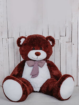 Велика м'яка іграшка "Ведмедик Біллі" (150 см) - шоколадний | 6735870