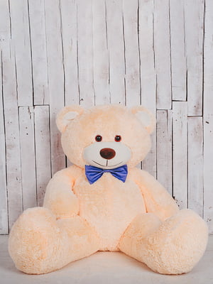 Велика м'яка іграшка "Ведмедик Біллі" (150 см) - персиковий | 6735872