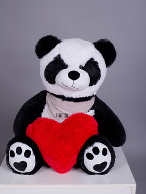 Ведмедик плюшевий "Панда з серцем 90 см | 6735878