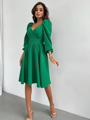 Платье лаконичное зеленое | 6736407