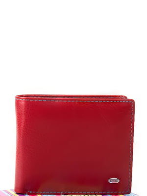 Шкіряний червоний гаманець | 6736916
