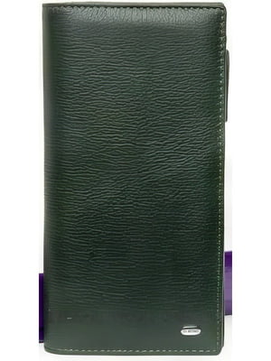 Шкіряний зелений гаманець | 6736960