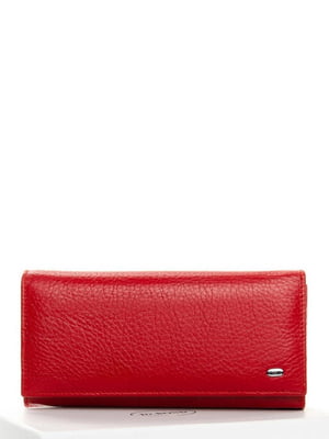 Красный кожаный кошелек | 6737002