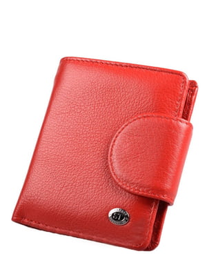 Шкіряний червоний гаманець | 6737004