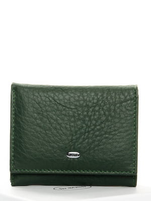 Шкіряний зелений гаманець | 6737018