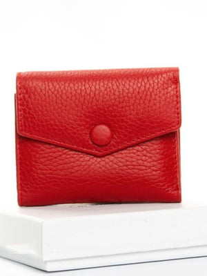 Шкіряний червоний гаманець | 6737025