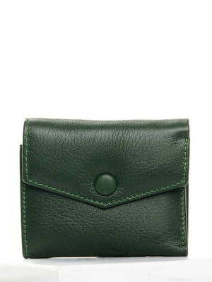Шкіряний зелений гаманець | 6737027