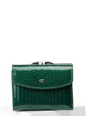 Шкіряний зелений гаманець | 6737050