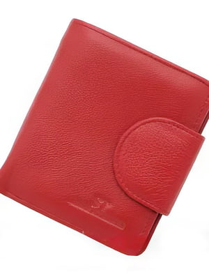 Шкіряний червоний гаманець | 6737069