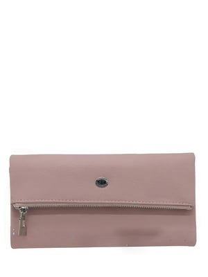 Шкіряний рожевий гаманець | 6737104