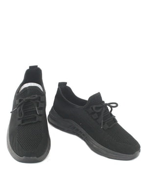 Чорні текстильні кросівки | 6737397