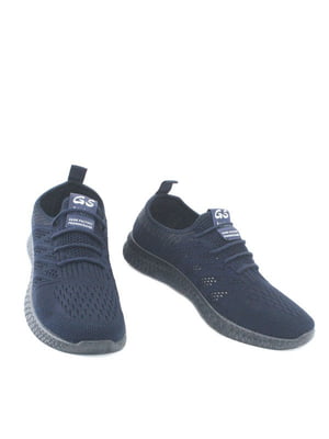 Сині текстильні кросівки | 6737400