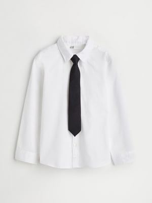 Атласный черный галстук на резинке с застежкой | 6737636