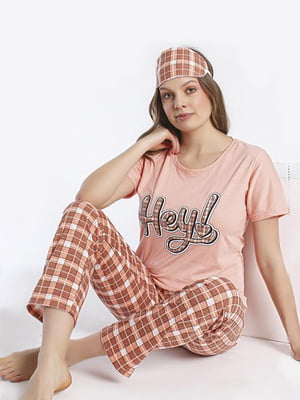 Трикотажна піжама: футболка і штани | 6737754