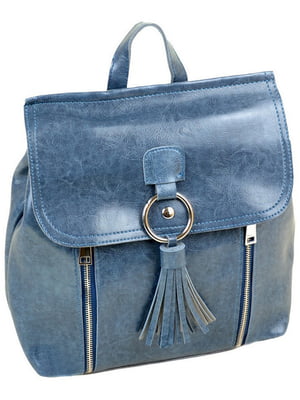 Рюкзак-сумка голубого цвета | 6741428
