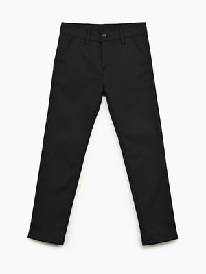 Чорні брюки прямого крою | 6743865