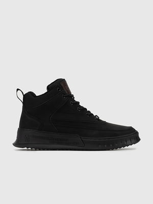 Ботинки чорного кольору на шнурівці | 6744987