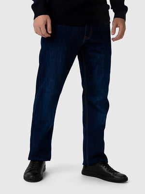 Темно-сині джинси прямого крою | 6745435