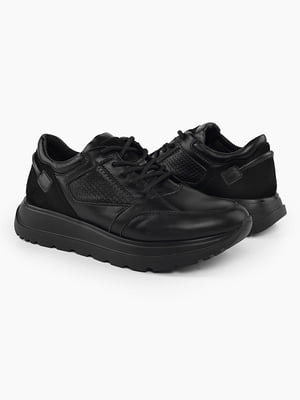 Кросівки комбіновані чорного кольору | 6739988