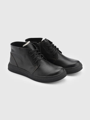 Шкіряні чорні черевики | 6741788