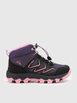 Фіолетові кросівки на рельєфній підошві | 6745593