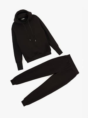 Костюм чорний: худі та штани | 6746501