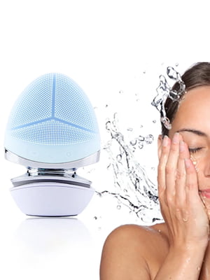 Ультразвукова електрощітка для вмивання обличчя з EMS для масажу та ліфтингуEMS cleansing brush & massager | 6737535