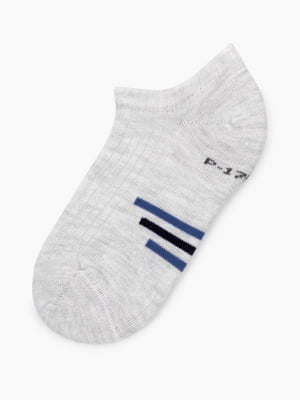 Шкарпетки сірі зі смужками | 6746554