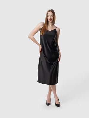 Сукня в білизняному стилі чорна | 6744366