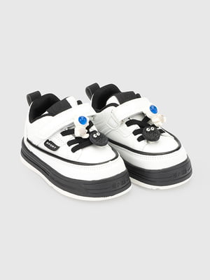 Кросівки для хлопчика чорно-білі | 6740621