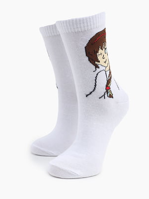 Шкарпетки білі “Дівчина” | 6746321
